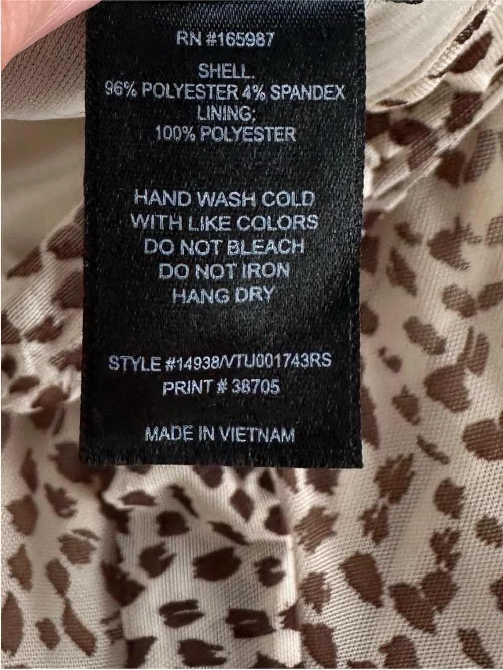 Kate & Lily Women’s High-Neck Sleeveless Leopard Print Maxi Tiered Lined Dress